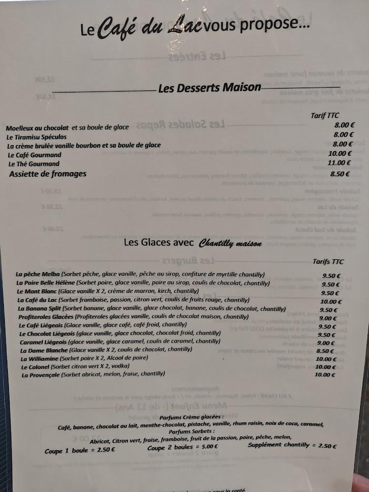 Café du Lac - Menu Image 3