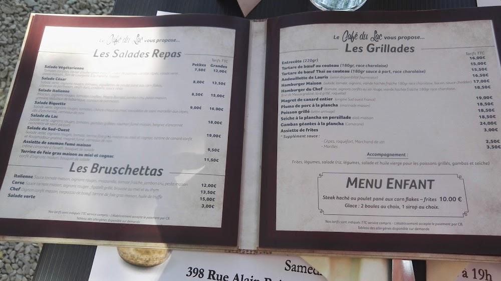 Café du Lac - Menu Image 4